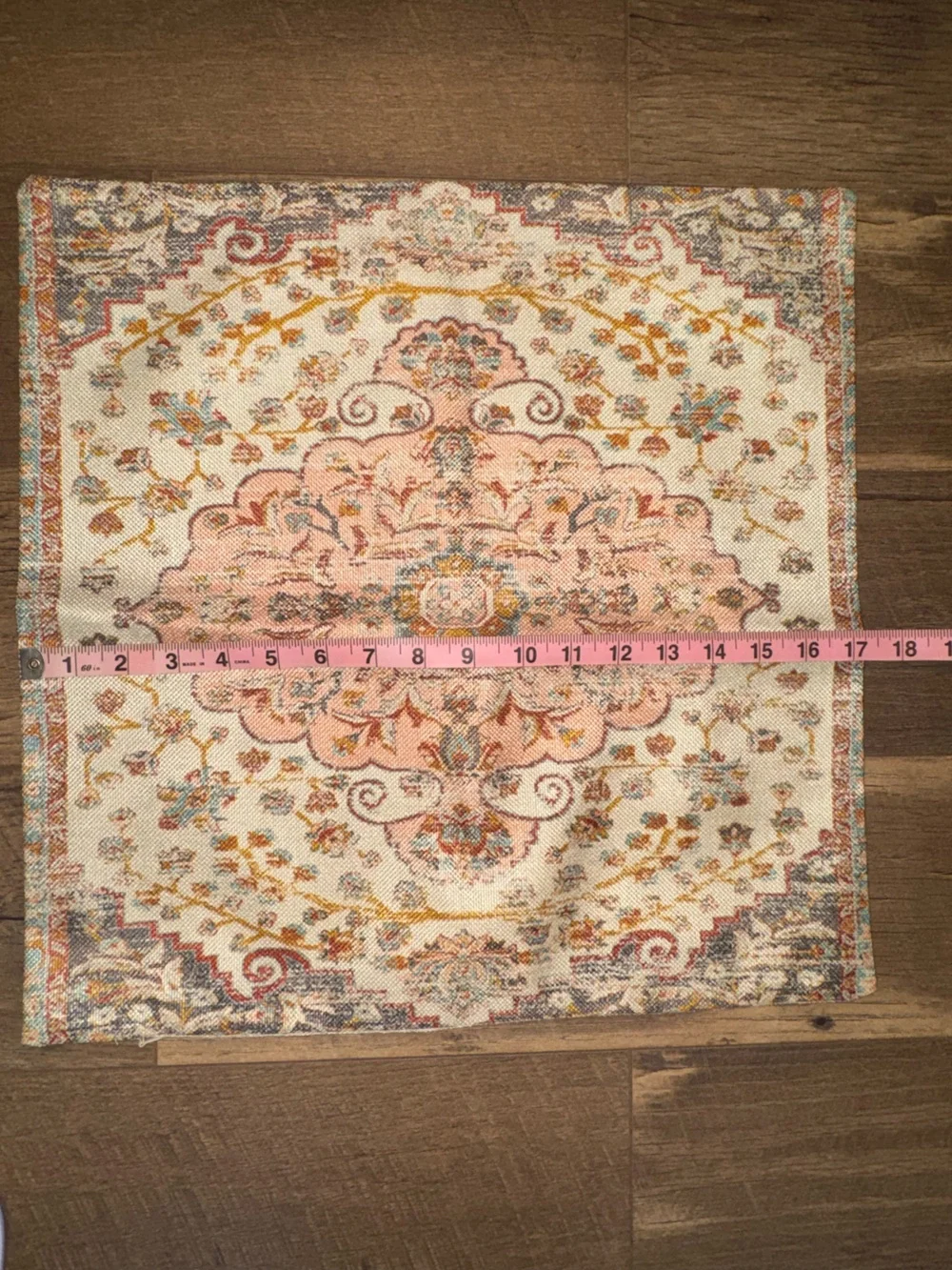 Set of 2 Vintage Persian Rug Style Pillow Covers Boho 17x17